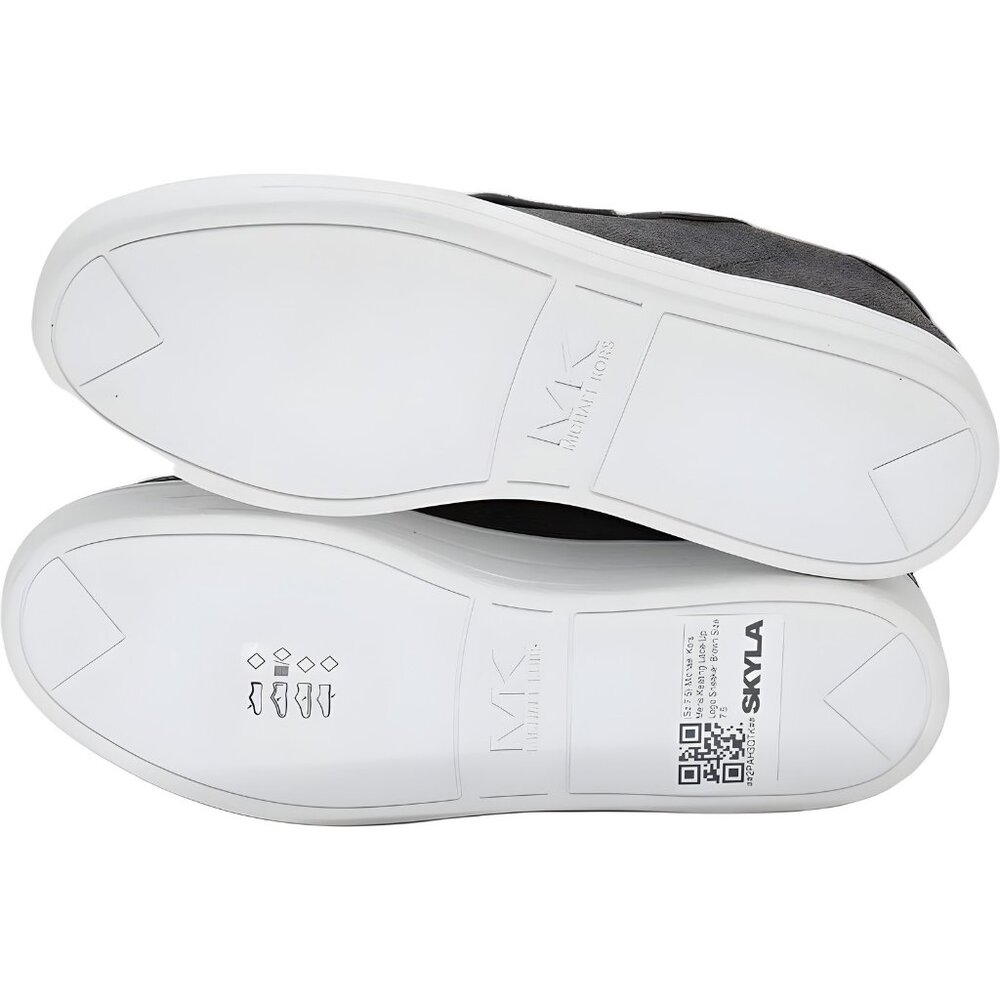 Michael Kors Keating Logo Lace-Up Men's Sneakers Gray Monogram Casual US 7.5 - Picture 6 of 6